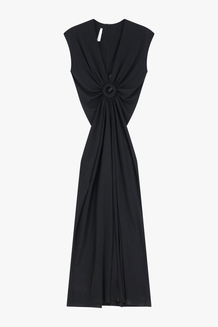 Fustan i zi elegant