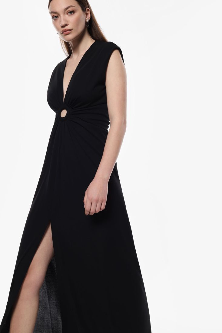 Fustan i zi elegant