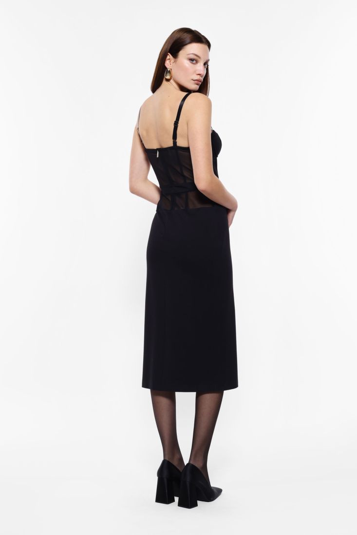 Fustan i zi ,cocktail dress