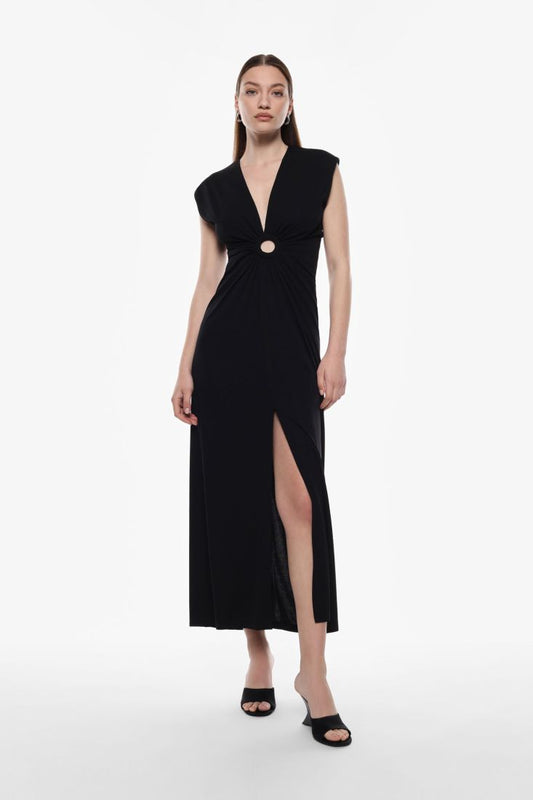 Fustan i zi elegant